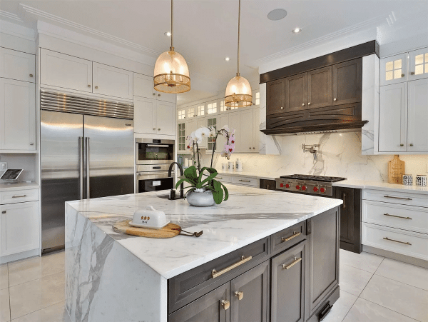 A high-end luxury kitchen remodeling Allenhurst project completed in Monmouth County, NJ